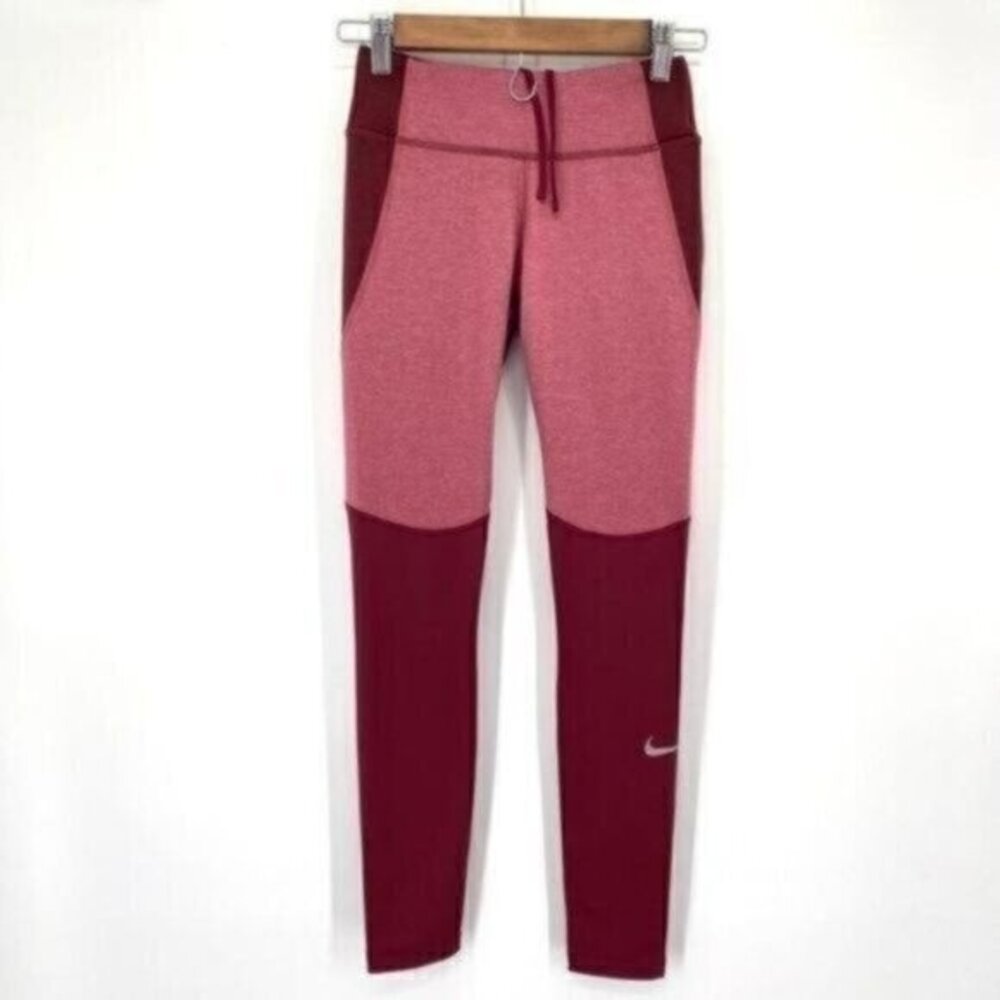 Nike Women's Fast Leggings Mid Rise Pocket Running Training Tights New